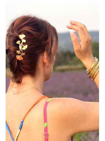 Epingle à cheveux Ginkgo biloba