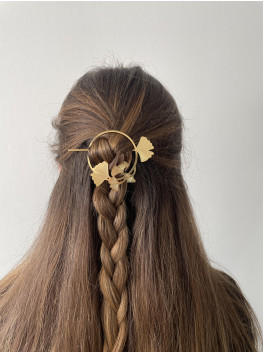 Fibule cheveux Ginkgo Biloba